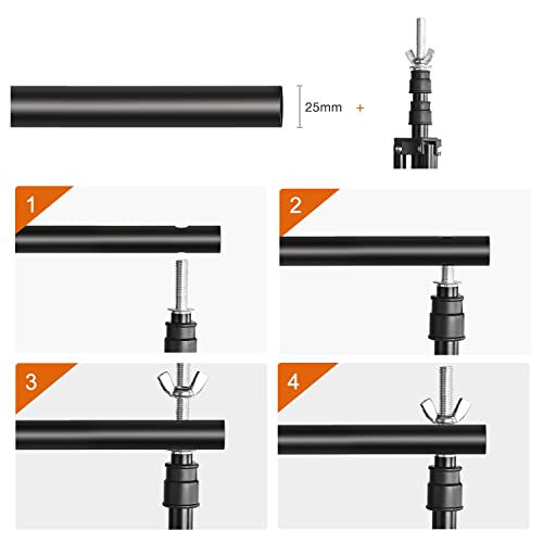 Yesker Photo Video Studio 10ft Adjustable Backdrop Stand, Background