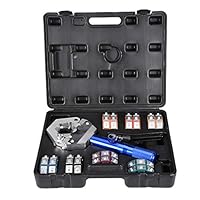HomeCiCi Hydraulic Hose Crimper Tool Kit 71500 A/C Hand Tool Crimping Set Hose Fittings A/C Hose Crimper Kit Air Conditioning Repaire Handheld Hydraulic Hose Crimping Tool