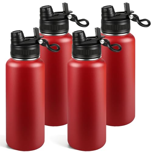 Insulated Stainless Steel Water Bottle 40oz Sip & Straw Lid