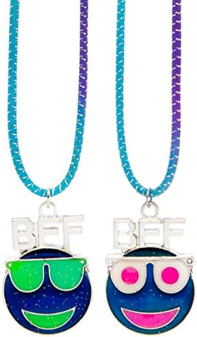 Emoticons Necklace BFF Mood Set (Stretch Cord)