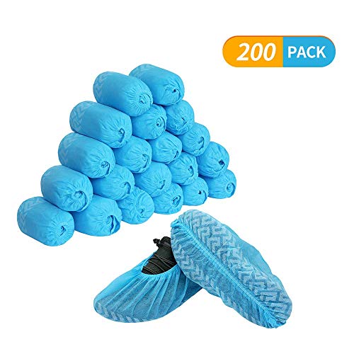 LyncMed Disposable Boot & Shoe Covers Water-Resistant Anti Slip Protective Foot Booties Fits All Size Up to XL (Pack of 200) - Thumbnail 6