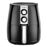 VonShef 2.3QT (2.2L) Air Fryer 1230W – Black