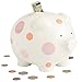 Beginnings by Enesco Big Polka Dot Piggy Bank, 7 inches, Pink