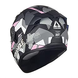 TRIANGLE Full Face Motorcycle Helmet Dual Visor