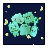 VARWANEO Luminous Cartoon Plush Doll, Foxy and Boxy