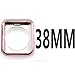 MAIRUI 38mm Watch Cover for Apple Watch Series 2, TPU Watch Bumper Case protector Ultra-thin Light-Weight Watch Bumper Cover for Apple iWatch Nike+, Series 2, Series 1, Sport, Edition (38mm Rose Gold)