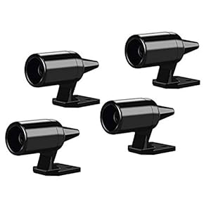 Tashido 4 stuks hertenwaarschuwing voor voertuigen, voorkomt botsingen van herten Car Deer Warning Black Ultrasonic…