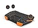 Orbeet 2.4GHz Mini Wireless Keyboard with Touchpad Mouse Rechargable Air Mouse LED Backlit Handheld Remote Control Combos for PC, Pad, Google Android TV Box