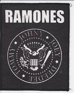 [BIG PATCH A22] RAMONES PUNKER AMERICAN PUNK ROCK GROUP BAND MUSIC for Pants Clothing Jeans Jackets Vest Purse 7"x8.75" 18x22.5cm