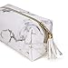 Joyful 3pcs Marble Travel Cosmetic Bag Set Clear Makeup Bag Cosmetic Bag Set Marble Bag (Color A)