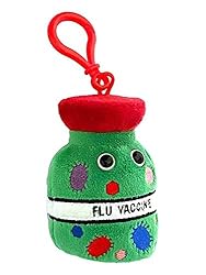 GIANTmicrobes Flu Vaccine Keychain – Learn about