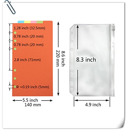 image for Freude Index Dividers-Binder Index Table(Vertical Tabs for Binders+PVC