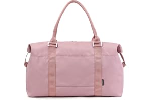 Waterproof Travel Duffel Bag, Carry On Weekender Bag with Wet Dry Compartment & Luggage Sleeve, Lightweight Gym Overnight Bag