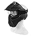 YASHALY Airsoft Mask, Adjustable Full Face Army Military Tactical Gear with Goggle Eye Protection for Paintball CS Game BB Gun and Party
