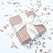 UNIQOOO 60 Sheets Premium Metallic Rose Gold Tissue Gift Wrap Paper Bulk, 20