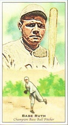 Babe Ruth 2011 Topps Baseball Kimball Champions Series Mint Mini Insert Card #KC-101 Showing the Hall of Famer in His Early Boston Red Sox Days Prior to His New York Yankees Career.