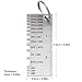 Sheet Metal Gauge 229895, Wire/Metal Sheet Thickness Gauge Size Inspection Tool Welding Gauge