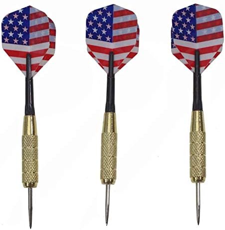 Amazon ダーツ 矢 ティップ式 針 アメリカ 米国旗 3本組み 羽根 健康に良いゲーム遊び 小さいこどもからお年よりまで楽しめます ダーツ矢 通販