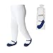 Baby Shoe-Look Tights - Mary Jane & Ballerina - Anti Slip - Cotton-Infant & Toddler Sizes- 0-6m, 6-12m and 12-24m