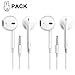 2 Pack Headphones 3.5 mm, Earphones with Microphone Stereo Earbuds with Remote Noise Cancelling Headsets Compatible for S8 S7 S6 and Android Smartphonesthumb 1