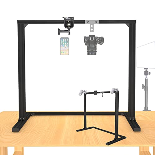 Overhead Camera Mount Stand with Slide Rail, Professional Metal, for