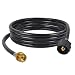 High Pressure Propane Hose Adapter Grill Extension Flexible Quick Connect Hose Assembly 1 lb to 20 lb Replacement for QCC LP Gas Tank with CSA Certified Connector (12 FT Hose) primary
