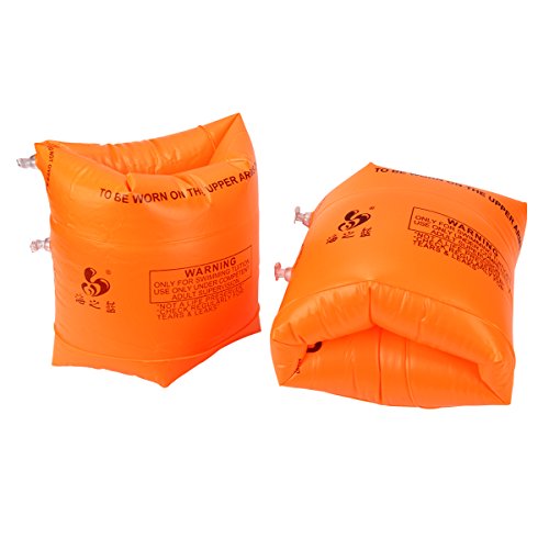 Cyberone PVC Inflatable Swim Arm Bands Baby Water Rings Floater Sleeves for Infants Kids and Adults Thick Safe Free Size