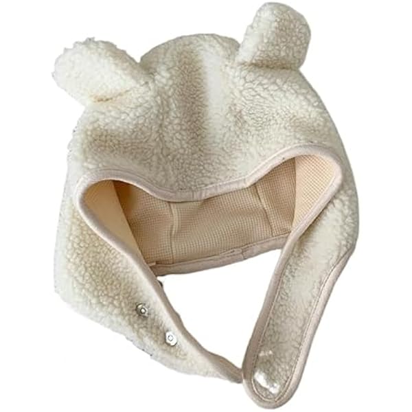 Pooyikoi Cute Little Bear Safety Helmet Polar Fleece  display picture 1