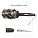 FIXBODY Round Barrel Anti-Static Hair Brush with Boar Bristles, Nano Thermal Ceramic Coating & Ionic Tech for Hair Drying, Styling, Curling, Straightening, Hair Volume and Shine (43mm-4)