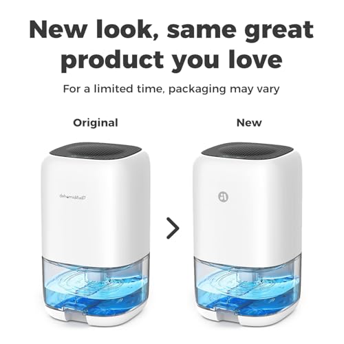Dehumidifier, 35 OZ Small Dehumidifiers for Bedroom for Home, Quiet with Auto Shut Off, Dehumidifiers for Bedroom (280 sq. ft), Bathroom, RV, Closet, White