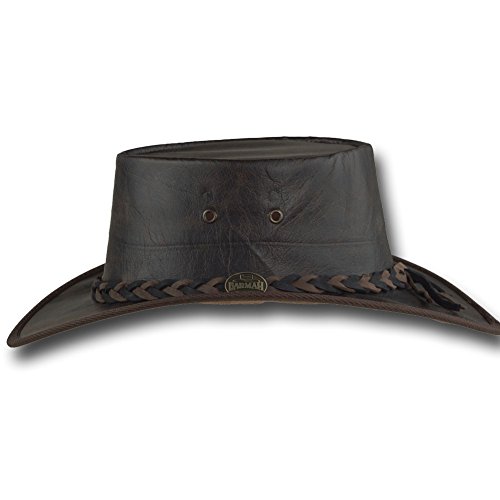 Barmah Hats Vintage Kangaroo Leather Hat - 1018VB (XXLarge, Vintage)