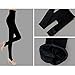 Fashion Story Fall Winter Thick Warm Fleece Lined Thermal Stretchy Leggings Pants (Black)
