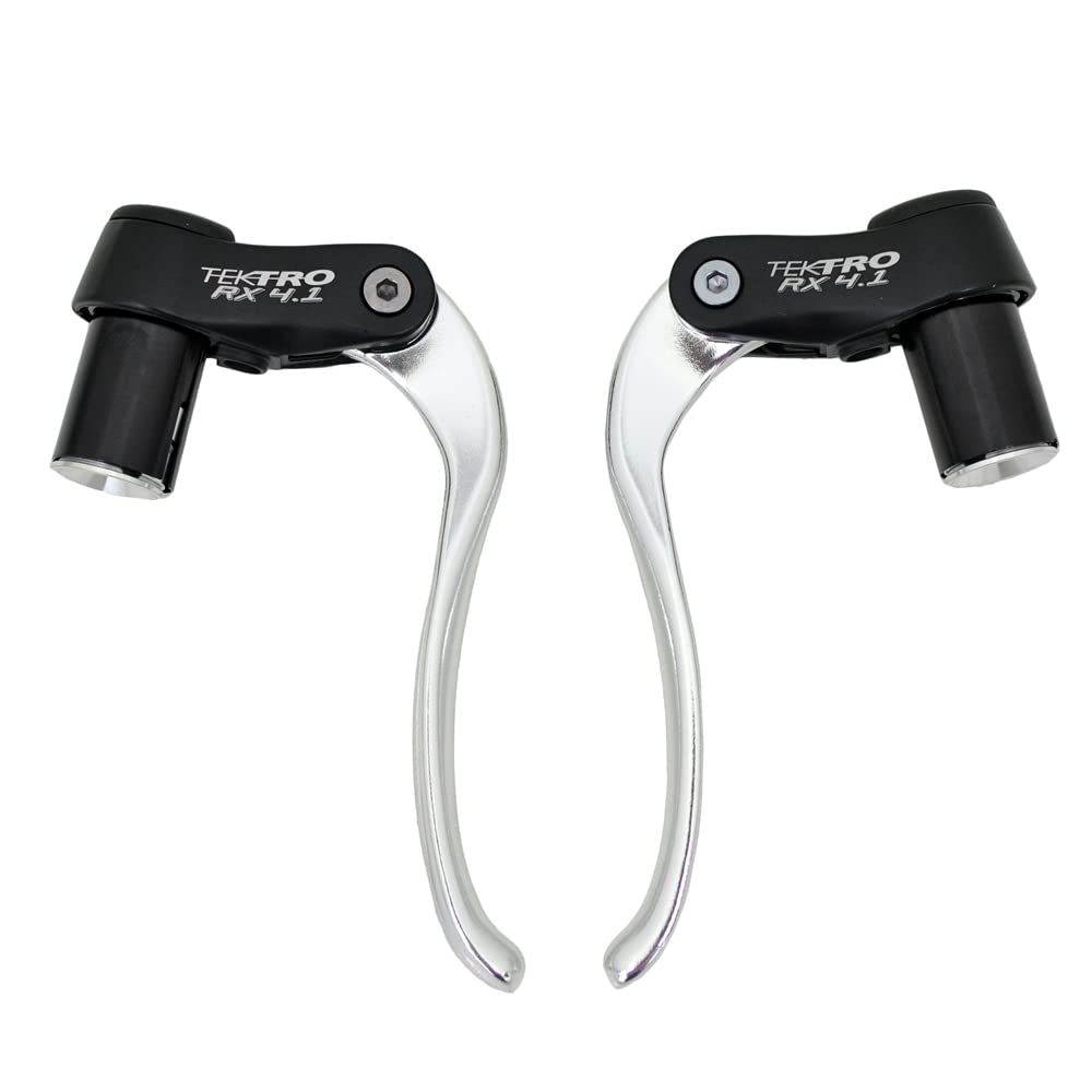 Tektro RX 4.1 Time Trial/TT/Triathlon Bar End Aero Brake Lever Set,Silver, MH1853