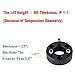 YITAMOTOR 2.5” Leveling Kit, compatible for 2006-2018 Ram 1500 Leveling Kit Lift Kit for Dodge Ram 1500 Dakota Mitsubishi Raider