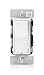 Leviton DSL06-1LZ Decora Slide Dimmer for 300-Watt Dimmable LED, 600-Watt Incandescent/Halogen, White w/Color Change Kits Included