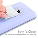 TORRAS [Love Series iPhone X Case 2017 (ONLY), Liquid Silicone Gel Rubber Shockproof Case Soft Microfiber Cloth Lining Cushion Compatible with iPhone X (2017), Light Blue