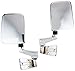 RAMPAGE PRODUCTS Rampage Half Door Side Mirror | Pair, Chrome | 7504 | Fits 1976 - 2018 Jeep CJ & Wrangler TJ