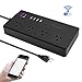 Smart Power Strip WiFi Plug TONBUX Multiple Outlet Surge Protector USB Bar & FCC Certified Remote Control Timing Schedule Voice Control with Alexa Echo Google Home IFTTT Black