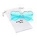 Heart Shape Rimless sunglasses Festival Party Glasses