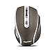 EagleTec MR5M2509 2.4GHz Wireless Optical Mouse, Switchable DPI 1000/1500/2000,5 Buttons, 2 Programming Keys with Nano USB Receiver (Gold Color) (2509-CG)