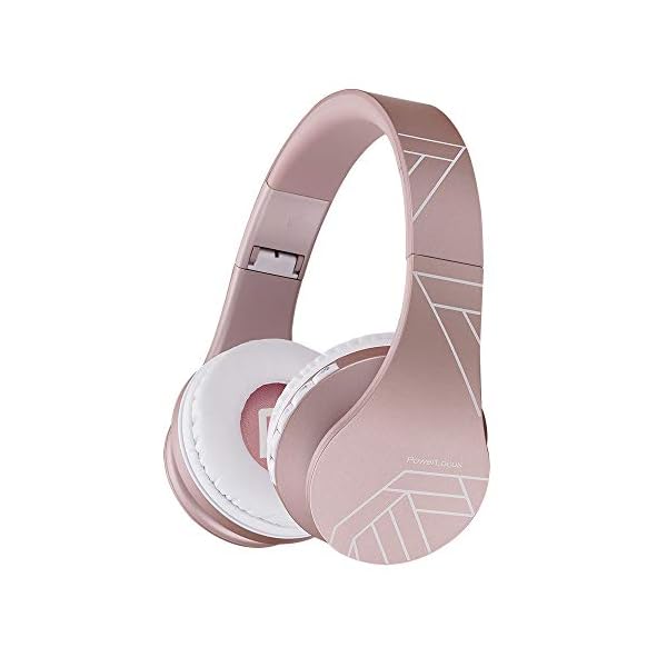 Bluetooth-Headphones-Over-Ear-PowerLocus-Bluetooth-Headphone-Rose-Gold-Wireless-Headphones-Foldable-Hi-Fi-Stereo-Soft-Memory-Foam-Earmuffs-Built-in-Mic-Wired-Mode-for-iPhoneAndroidPCLaptops Bluetooth Headphones Over Ear, PowerLocus Bluetooth Headphone Rose Gold, Wireless Headphones Foldable, Hi-Fi Stereo…