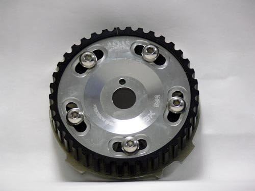 OBX Silver Adjustable Cam Gear - 01-05 Honda Civic 1.7L D17A SOHC