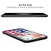 iPhone X Case, iPhone 10 Case New Ultra Slim Anti Scratch Resistant Shockproof Drop Protection Back-Transparent Premium Bumper Style Hybrid Clear Case for Apple iPhone X 2017 (Black Edge)