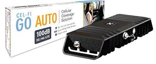 Cel-Fi GO M for Cars | AT&T Cell Phone Smart Signal Booster 4G LTE | Mobile Mag Mount Antenna and Amplifier Kit | All Carriers with Carrier Switching | Multiuser Gain Up to 70 dB