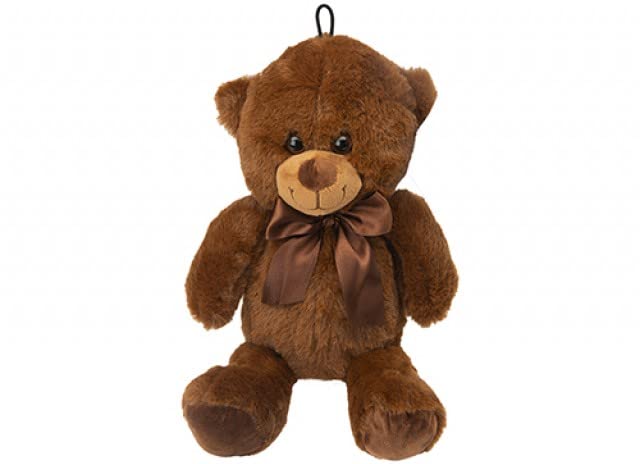PMS 471203 Bryson Brown Bear Plush,25cm, Stuffed Animal, Plush Toy, Brown Teddy Bear Plush, Plush for kids, Brown bear pillow,1 pc, Gift accessory for Children