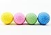 Nargos 1.5 Dia Colorful Golf Sponge Foam Balls Cats Toys with Feathers(4 Pack)