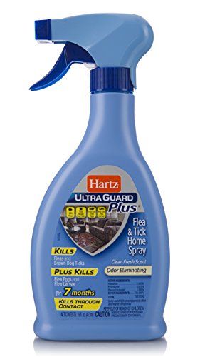 Hartz UltraGuard Plus Flea & Tick Home Spray, Kills Fleas and Ticks, Clean Fresh Scent, 16 Ounce