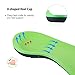 Hyperspace Sports Insole Medical Grade Plantar Fasciitis Inserts Arch Support Shoe Inserts Professional Orthotic Inserts Doctor Recommends for Plantar Fasciitis High Arch Support Flat Insoles.Green Lthumb 4