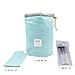 Tancendes Waterproof Travel Bag Makeup bag Cosmetic Bag Travel Kit Organizer Bathroom Storage Cosmetic Bag Carry Case Toiletry Bag Multifunctional bucket toiletry bag Green