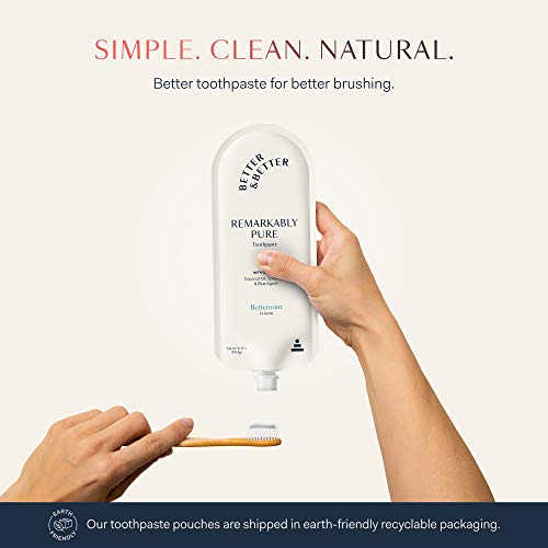 Better & Better Remarkably Pure Toothpaste Natural, SLSFree